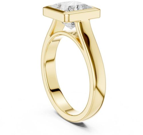 IGI Certified 2.0 CT Princess Cut Diamond Ring