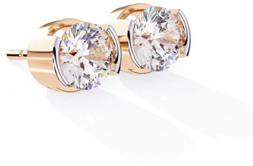 IGI Certified Round Cut Lab Grown Diamond Earring