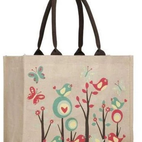 Fancy Handprinted Juco Bag