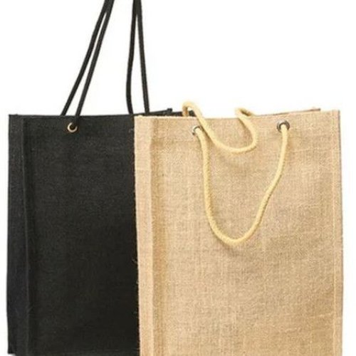 Jute Shopping Bag With Rope Handle
