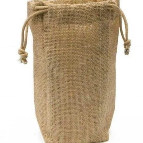 Plain Jute Drawstring Bag