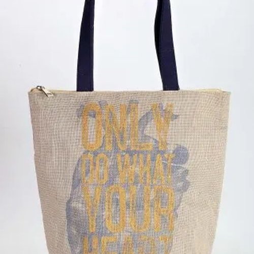 Printed Juco Shopping Bag