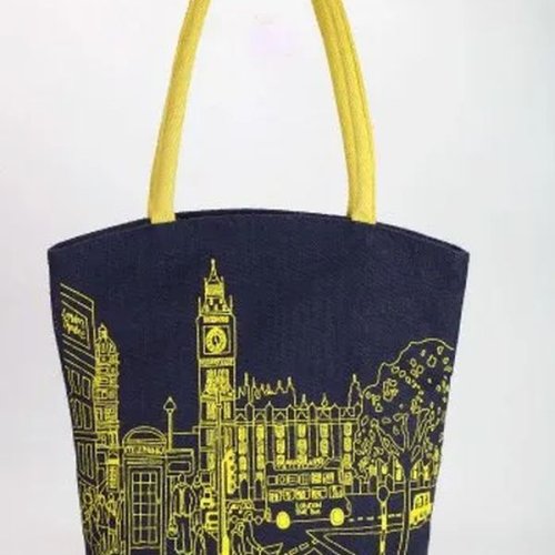 Printed Jute Promotional Bag