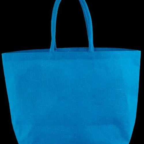 Sky Blue Canvas Grocery Bag