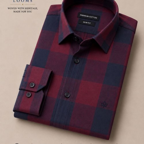 Mens Multicolor Checked Shirts