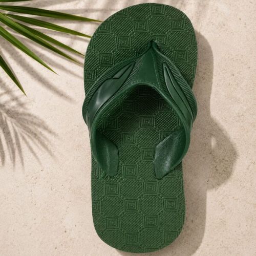 Green Rubber Flip Flop
