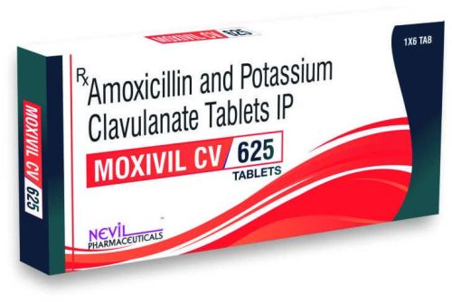 Amoxicillin And Potassium Clavulanate 625 Mg Tablets