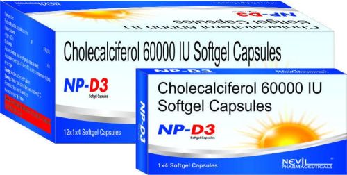 Cholecalciferol 60000 IU Softgel Capsules