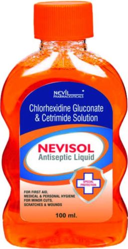 Nevisol Chlorhexidine Gluconate & Cetrimide Antiseptic Liquid