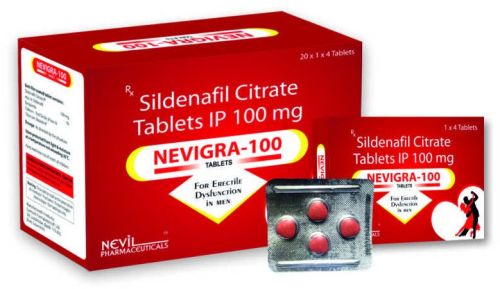 Sildenafil Citrate 100mg Tablets IP