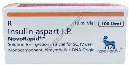 100IU Novorapid Insulin Aspart Injection