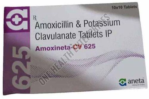 Amoxineta 625mg Amoxicillin and Clavulanate Tablet