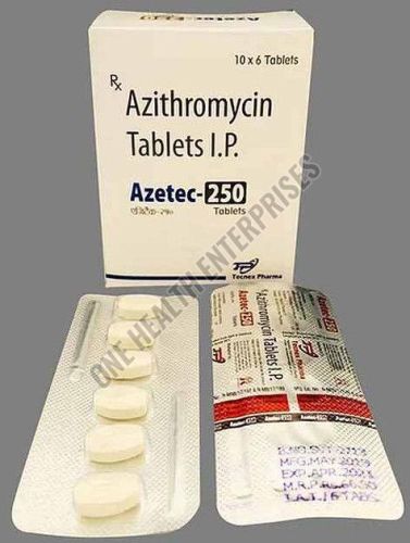 Azetec 250mg Azithromycin Tablet