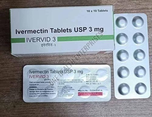 Ivervid 3mg Ivermectin Tablet