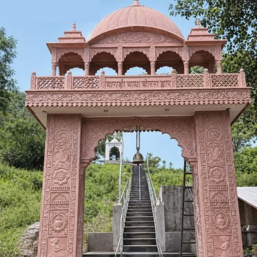 12x18 Feet Antique Pink Stone Gate