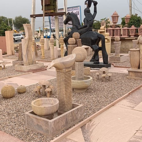 Designer Pink Stone Fountain