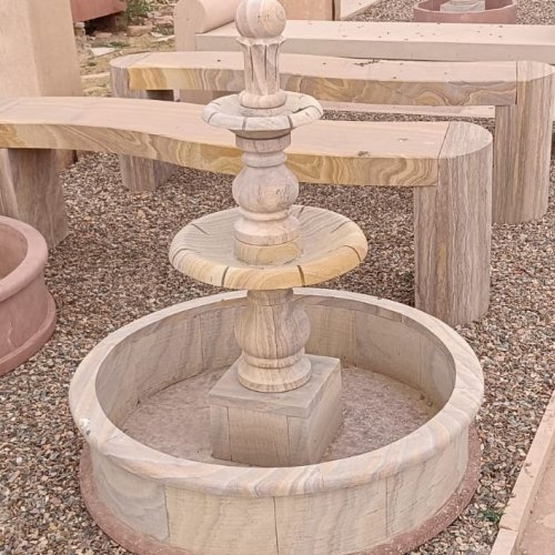 Pink Stone Garden Fountains