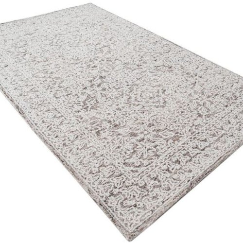 Brown Loop Pile Hand Tufted Rugs