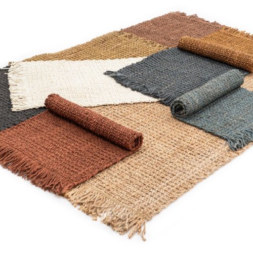 Handwoven Rectangular Natural Jute Rugs