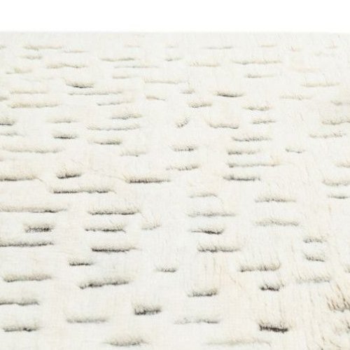 Ivory Brown Hand Knotted Rugs