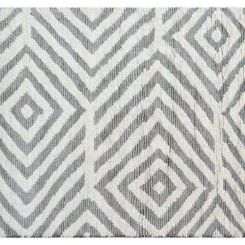 Ivory Grey Hand Knotted Rugs