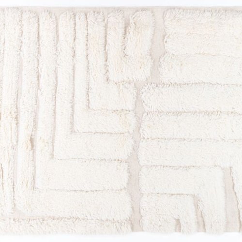 Ivory Handmade Shaggy Rugs