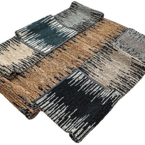 Natural Jute Handwoven Cut Shuttle Rugs