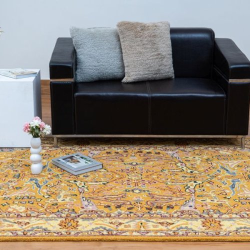 Persian Style Loop Pile Hand Tufted Rugs
