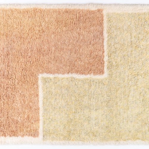 Rust Gold Handmade Shaggy Rugs