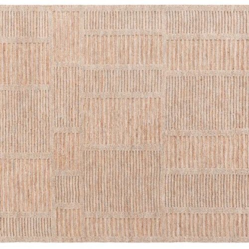 Rust Grey Hand Woven Wool Rugs