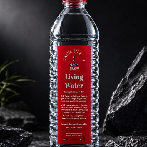 1 Ltr Living Water Alkaline Hydrogen Drinking Water Bottle