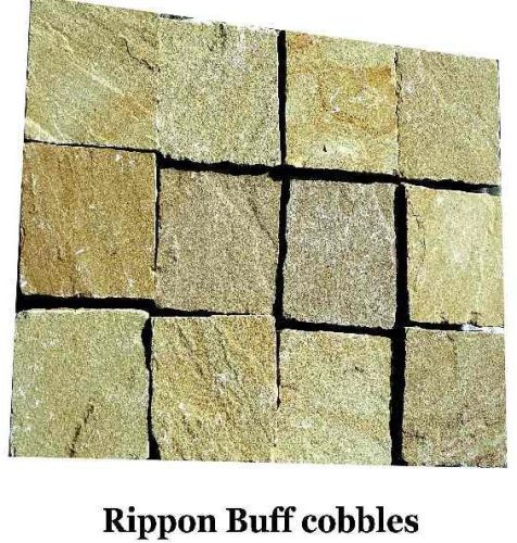 Rippon Buff Sandstone Cobbles
