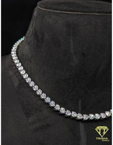 925 Sterling Silver VVS Moissanite Diamond Hip Hop Iced Out Premium Heart Necklace
