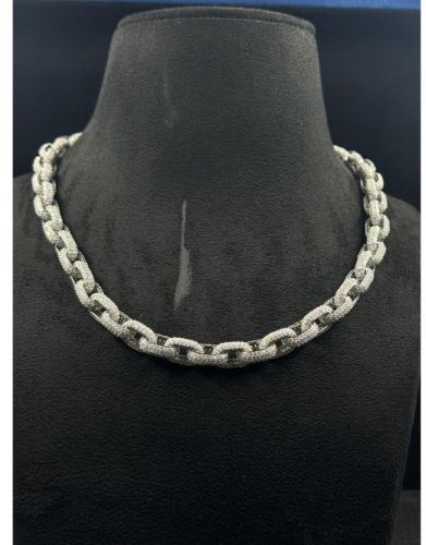 VVS Moissanite Diamond Iced Out Marina 925 Sterling Silver Chain