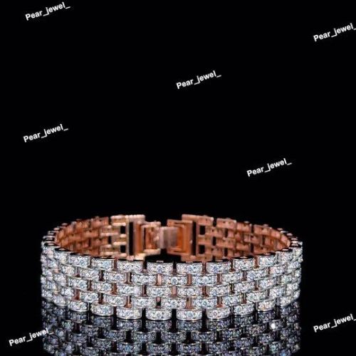 Luxury Watch Band VVS Moissanite 925 Silver Bracelet