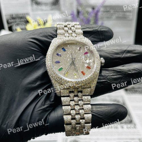 VVS Moissanite Skeleton Bust Down Luxury Watch