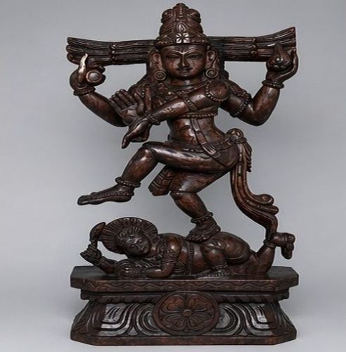36 Inch Large Wooden Nataraja Statue