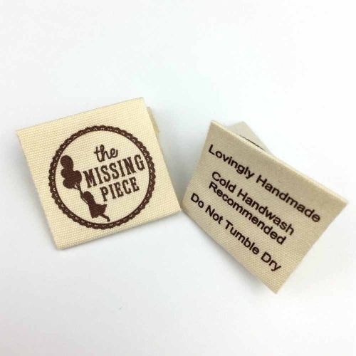 Cotton Wash Care Label