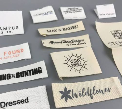 Customized Cotton Printed Label