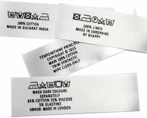 Satin Brand Label