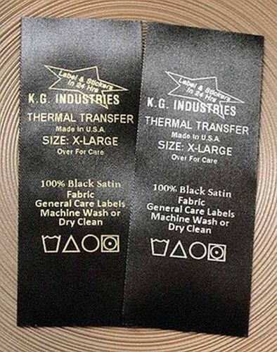 Satin Sewing Label