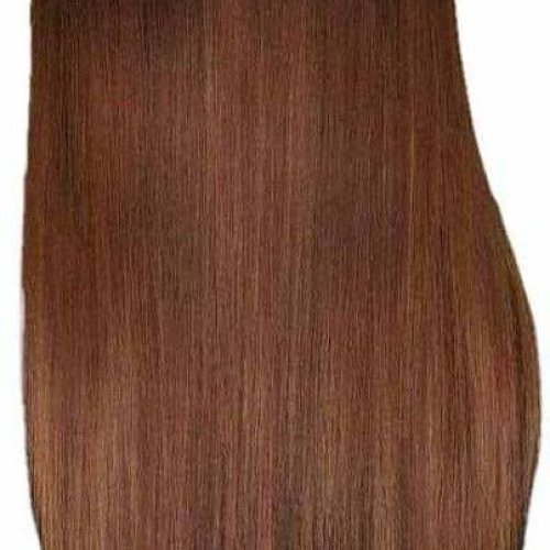 Brown Natural Straight Hair