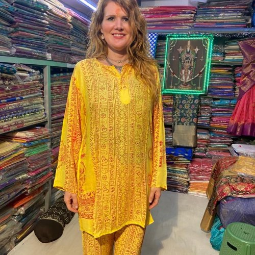 Deities Printed Kurta