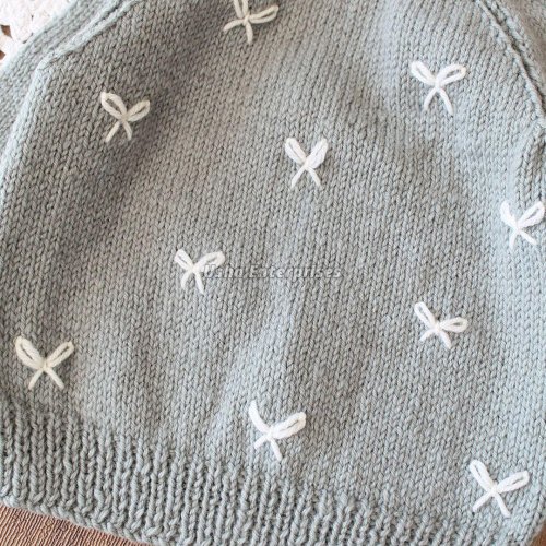 Handmade Embroidered Knit Sweater
