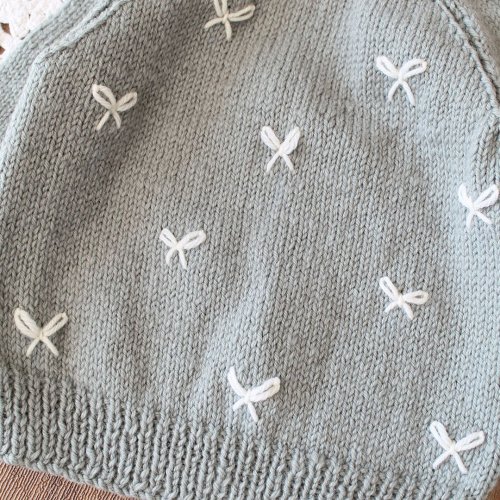 Handmade Embroidered Knit Sweater