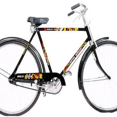 20 Inch Black Standard P Bar Gents Bicycle