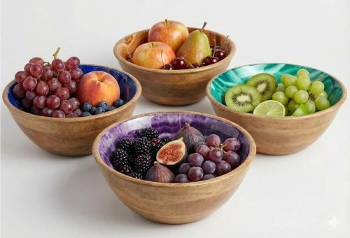 Designer Wooden Bowl Set