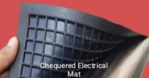 Sandhyaflex Chequered Electrical Rubber Sheet