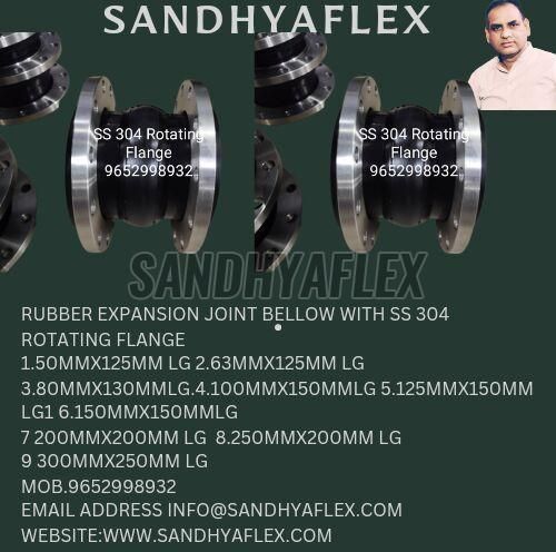 Expansion Joints Bellow With Rubber Flange
