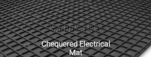 Sandhhaflex Chequired Electrical Rubber Mat